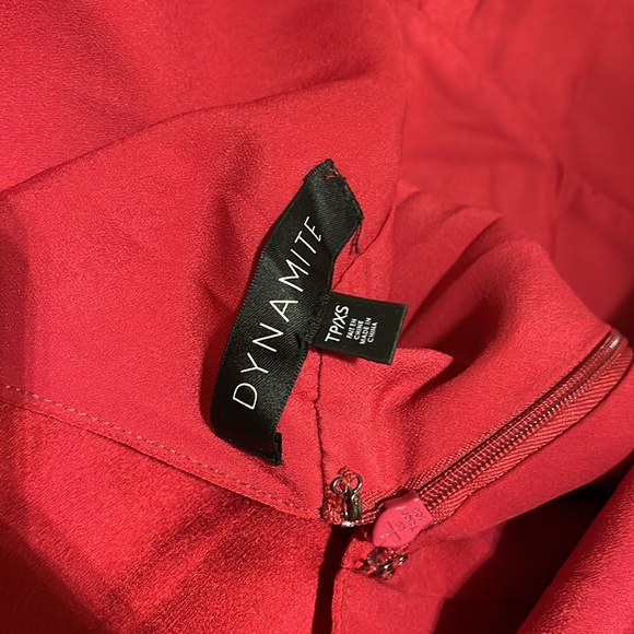 Dynamite Red Mini Dress - Picture 5 of 6